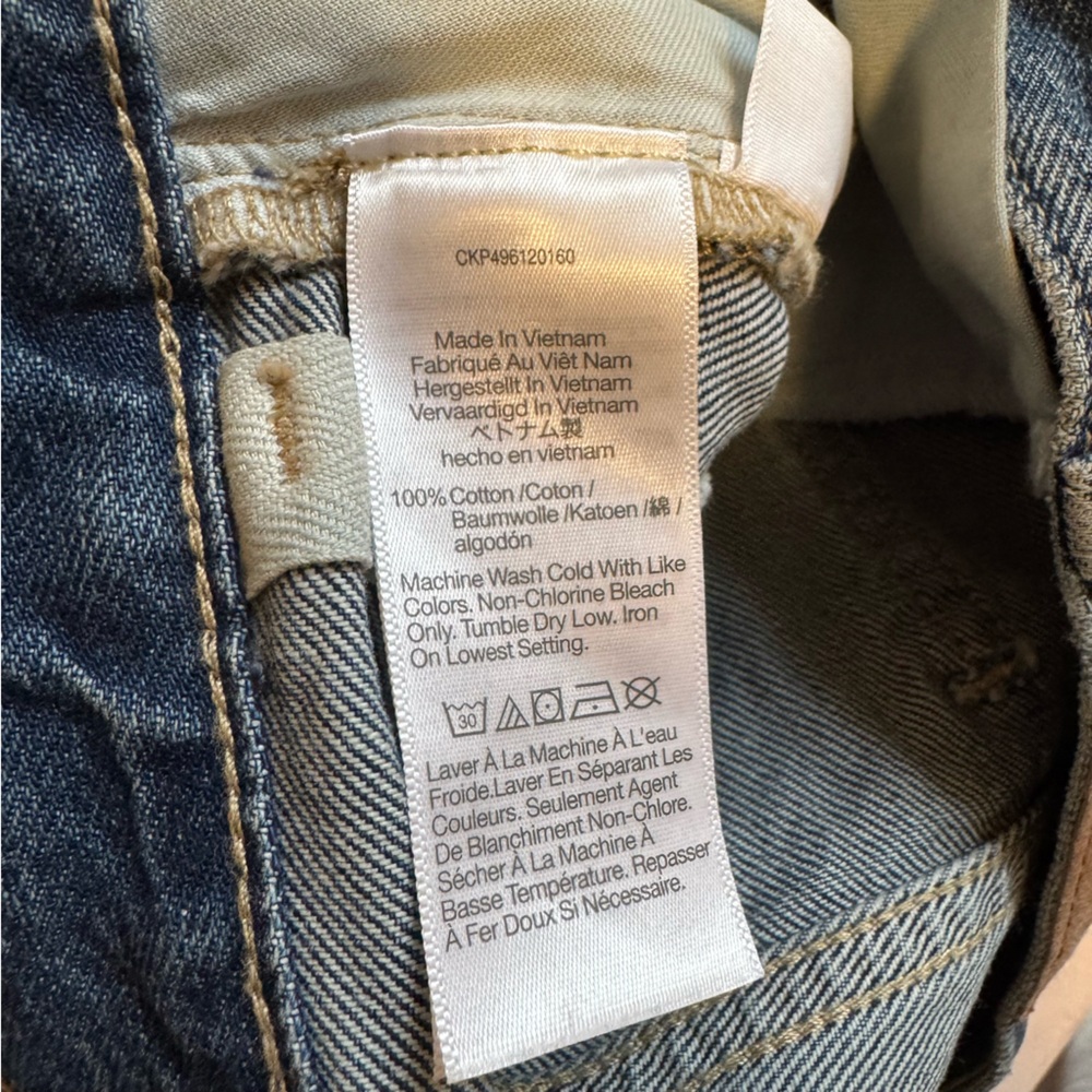 MADEWELL Low Slung Baggy Crop Jeans 26P - Picture 11 of 12